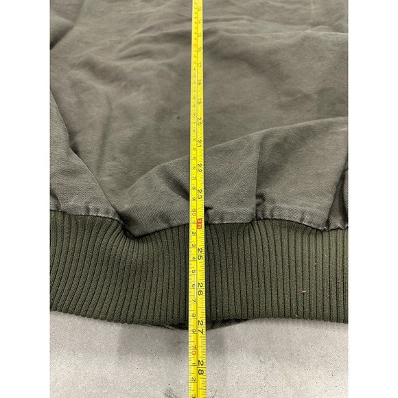 Carhartt J001 Detroit‎ Jacket Moss Green Hooded Workwear Mens XL Loose Fit - Picture 6 of 8
